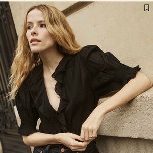 Doen Henri Top in Black XS